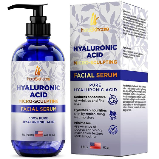 Hyaluronic Acid for Face Anti-aging Serum - 100% Pure Medical Formula